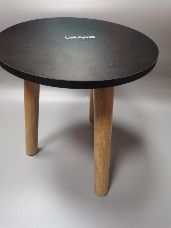 Lekaywe Small tables, round edge table, wooden end table, living room small table Online Sale