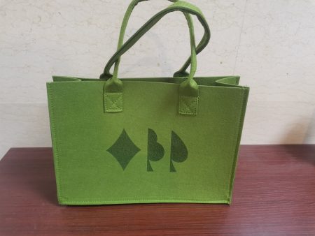 Women s bag, reusable bag, fashionable green tote bag Online