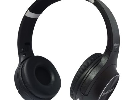 Rominetak Lightweight over-ear headset for Computer, built-in mics, Wireless and Mobile, Black Supply