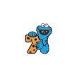 Sesame Street Enamel Pin - Cookie Monster x Super7 Hot on Sale