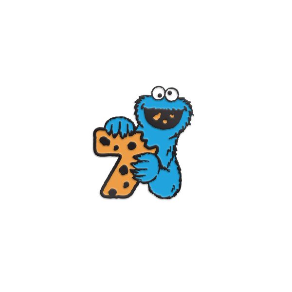 Sesame Street Enamel Pin - Cookie Monster x Super7 Hot on Sale