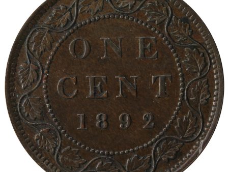 1892 Obv. 3 Canada 1-cent Extra Fine (EF-40) on Sale