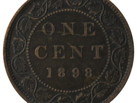 1898H Canada 1-cent VF-EF (VF-30) on Sale