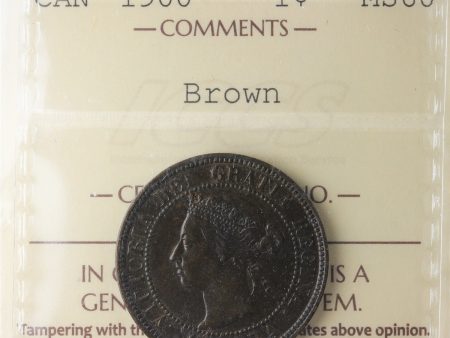 1900 Canada 1-cent ICCS Certified MS-60 Brown (XDQ 911) For Discount