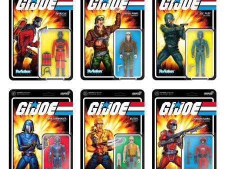 G.I. Joe ReAction Figures Wave 7 - Set of 6 Fashion