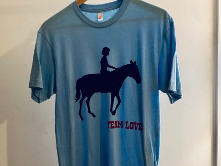 Rustler Tee (Baby Blue) For Cheap