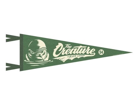 Universal Monsters - Creature From The Black Lagoon  54 Pennant Online Hot Sale