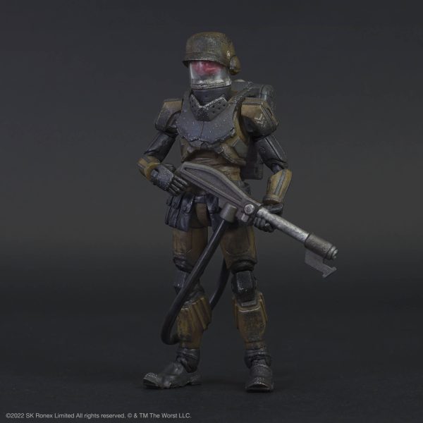 Acid Rain ReAction Figures W1 - Cortex Commander Flame Trooper Marine Fashion