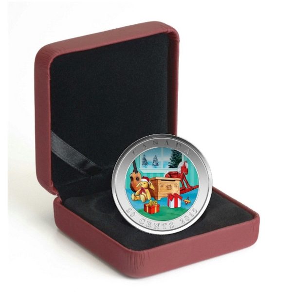 2015 Canada 50-cent Holiday Toy Box Lenticular Coin Online Sale