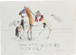 Kentucky Derby 50th Anniversary Print:  I Know This Is No Good, No Good At All.  on Sale