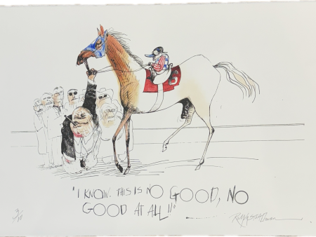 Kentucky Derby 50th Anniversary Print:  I Know This Is No Good, No Good At All.  on Sale