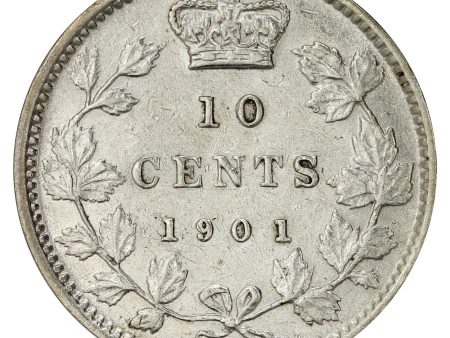 1901 Canada 10-cents Extra Fine (EF-40) $ Discount