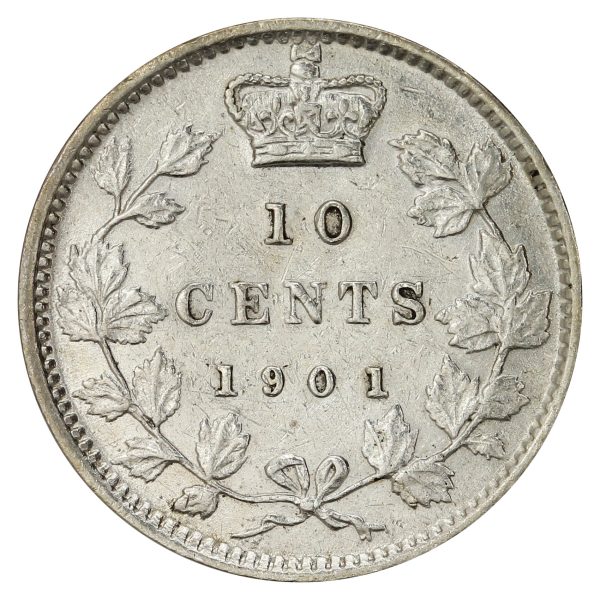 1901 Canada 10-cents Extra Fine (EF-40) $ Discount