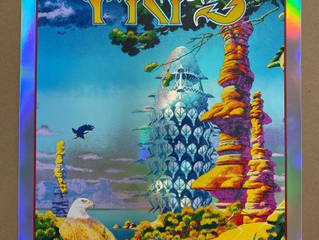 Roger Dean “TRPS 2023” Rainbow Foil Edition Poster on Sale