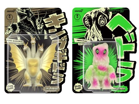 Toho ReAction Figures Wave 2 - Hedorah & King Ghidorah Glow Fashion