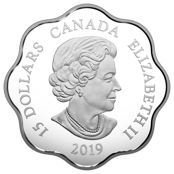 2019 Canada $15 Lunar Lotus - Year of the Pig Fine Silver Coin (No Tax) Online Hot Sale