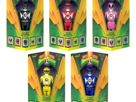 Mighty Morphin Power Rangers ReAction - Triangle Box Set of 5 on Sale