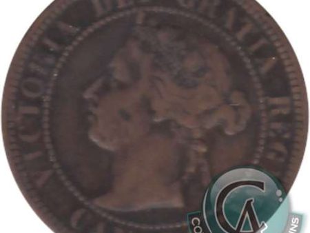 1896 Far 6 Canada 1-cent F-VF (F-15) Fashion