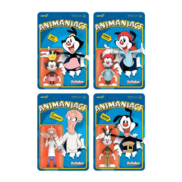 Animaniacs ReAction Figures Wave 1 - Set of 4 For Discount