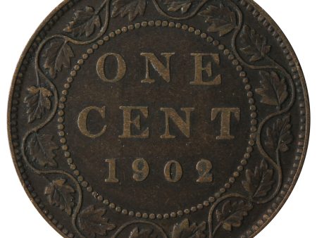 1902 Canada 1-cent F-VF (F-15) Cheap