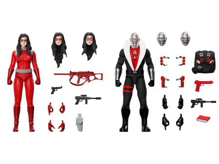 G.I. Joe ULTIMATES! - Baroness (Rednok) & Destro (Red Jackal) Discount