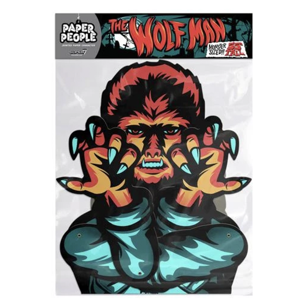 Universal Monsters Paper People - The Wolf Man For Cheap