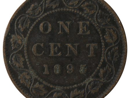 1895 Canada 1-cent Fine (F-12) Fashion