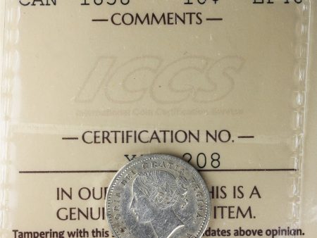 1858 Canada 10-cents ICCS Certified EF-40 (XZD 208) Cheap