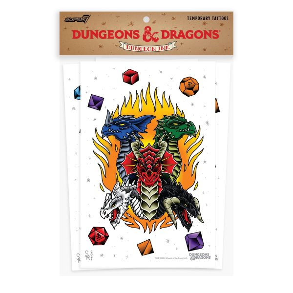 Dungeons and Dragons - XL Temporary Tattoos Set Online