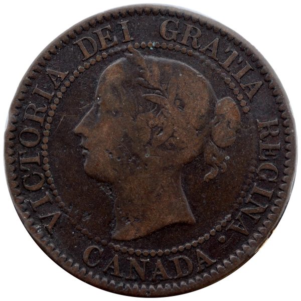 1859 Wide 9 8 Canada 1-cent Very Good (VG-8) Online Hot Sale