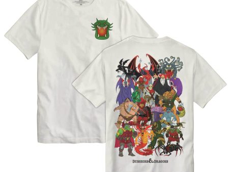 Dungeons & Dragons Cartoon Villians Tshirt Fashion