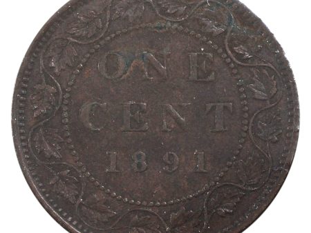 1891 SDSL Obv. 3 Canada 1-cent Extra Fine (EF-40) $ Online Sale