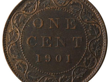 1901 Canada 1-cent EF-AU (EF-45) For Sale