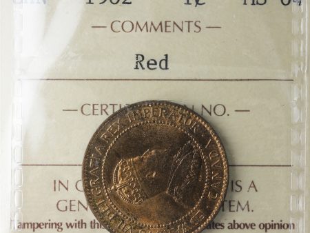 1902 Canada 1-cent ICCS Certified MS-64 Red (JD 816) For Discount