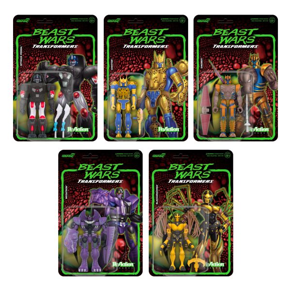 Transformers ReAction Figures Wave 7 Beast Wars - Set of 5 Discount