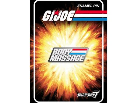 G.I. Joe Enamel Pin - Body Massage PSA Discount