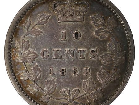 1858 Canada 10-cents VF-EF (VF-30) $ Online now