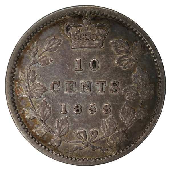 1858 Canada 10-cents VF-EF (VF-30) $ Online now