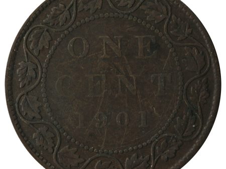 1901 Canada 1-cent VG-F (VG-10) Sale