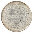 1901 Canada 10-cents AU-UNC (AU-55) $ For Discount