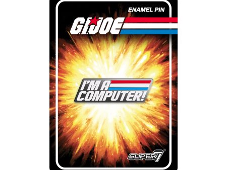 G.I. Joe Enamel Pin - I m a Computer PSA Supply