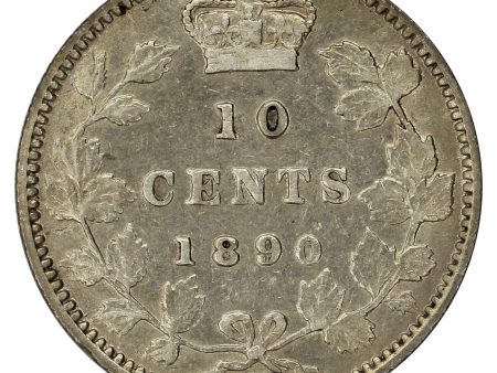 1890H Canada 10-cents VF-EF (VF-30) $ Fashion