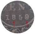 1859 Wide 9 8 Canada 1-cent Very Good (VG-8) Online Hot Sale