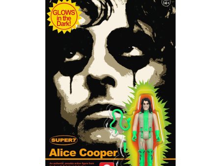 Alice Cooper ReAction Figure - Alice Cooper (Glow) on Sale