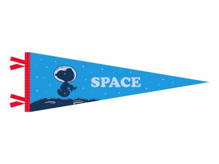 Peanuts Pennant - Snoopy Space For Sale