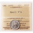 1899 Small 9s Canada 10-cents ICCS Certified AU-50 For Cheap