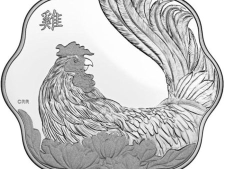 2017 Canada $15 Lunar Lotus Year of the Rooster Fine Silver (No Tax) on Sale