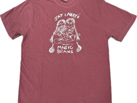 Jay And Mary s Magic Beans  Crimson (Fundraiser Shirt) Discount