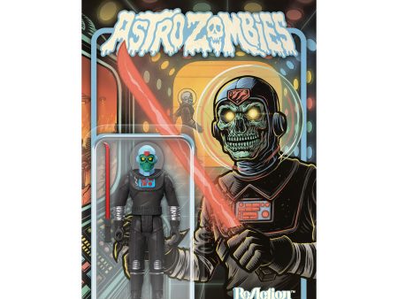 Astro Zombies ReAction Figure Wave 2 - Astro Zombie (Black Silver) Hot on Sale