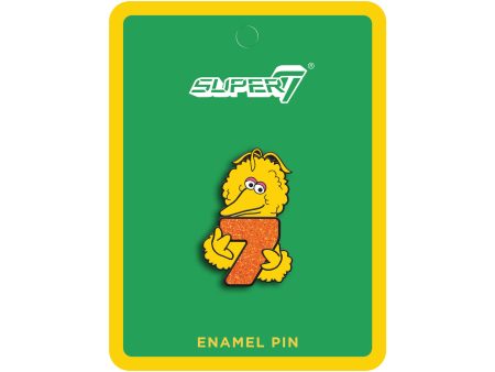 Sesame Street Enamel Pin - Big Bird x Super7 Online now